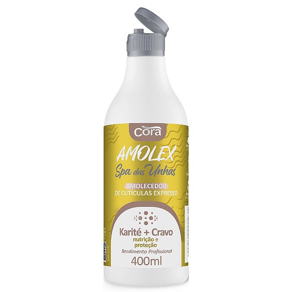 Amolex Amolecedor De Cutícula Karité e Cravo Cora 400ML