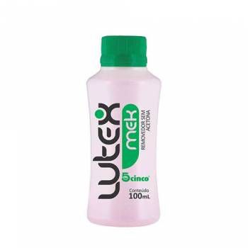 Removedor Cinco Sem Acetona Lutex Mek 100ML