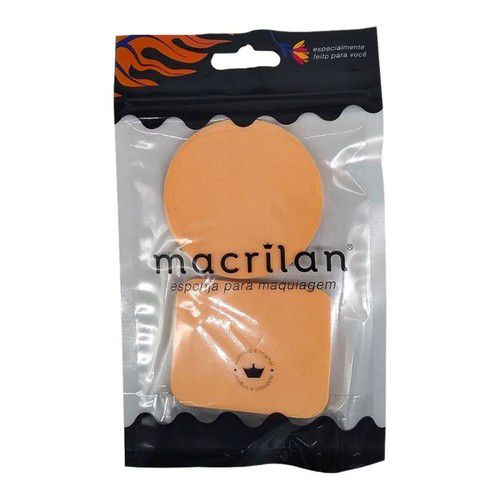 Esponja De Maquiagem Macrilan Com 2 Ej1-3