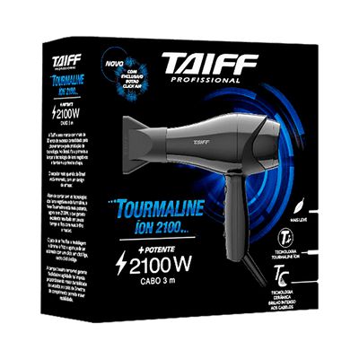 Secador New Tourmaline Ion Taiff 2100W 127V - I Love Cosmetics