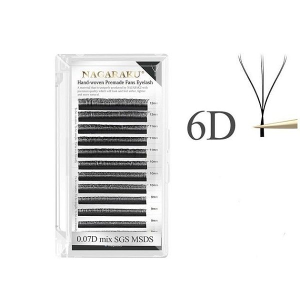 Cílios Nagaraku W 6D