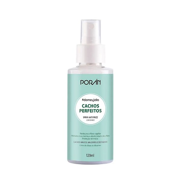Protetor Térmico Anti Frizz Cachos Perfeito Porán 120ml
