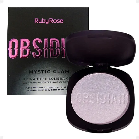 Iluminador E Sombra Cream Obsidian Emmerald -  Rubyrose - Quartz