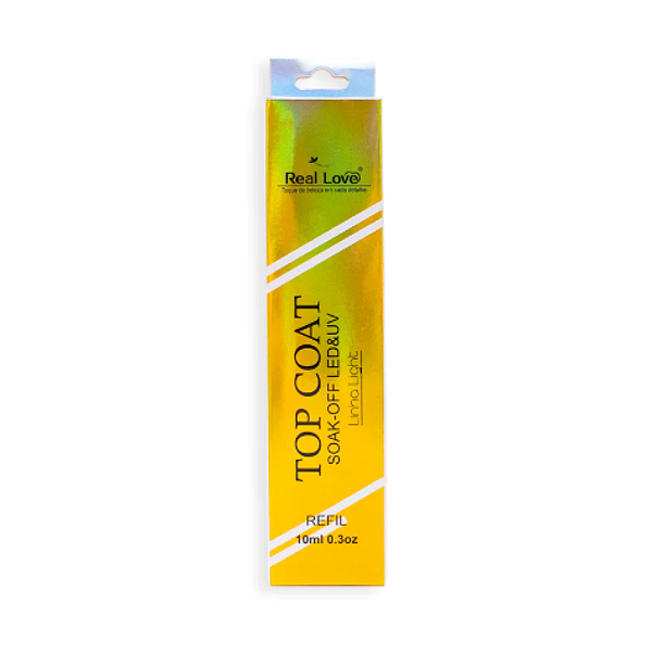 Top Coat Refil Real Love Linha Light 10ML RGEL-31