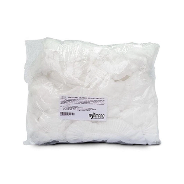 Lençol Descartável Branco 2,00x0,90 Com 10 Unidades Dejamaro
