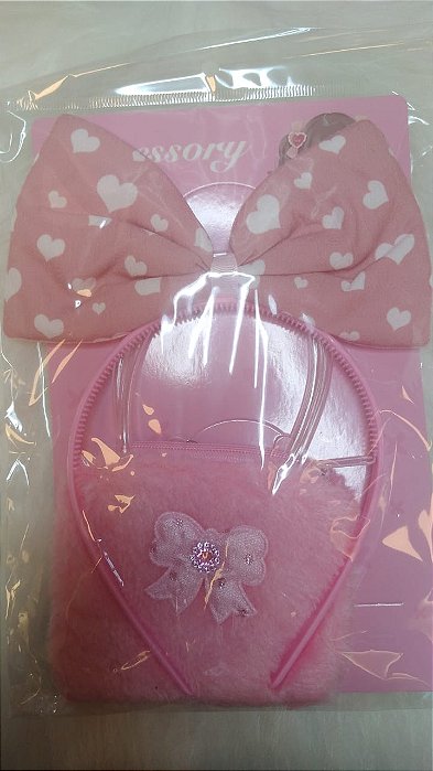 Kit Acessórios Infantil Tiara e Bolsa