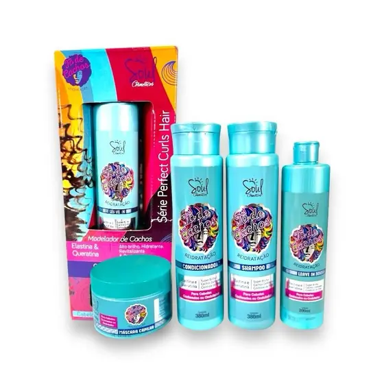Kit Capilar To De Cachos Soul Cosméticos