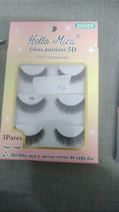 Cilios Postiços 3 Pares Hello Mini