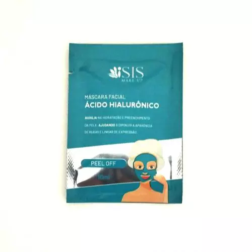 Máscara Facial Peel Off 10ml - Ácido Hialurônico - Isis Makeup