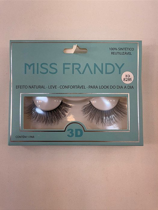 Cílios Postiços Efeito Natural Miss Frandy 3D 8286