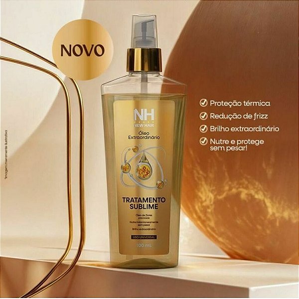 OLEO EXTRAORDINÁRIO TRATAMENTO SUBLIME NEW HAIR NH 100M