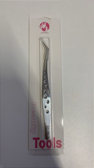 Pinça Bolinha Beauty Tools Semi Curva 03