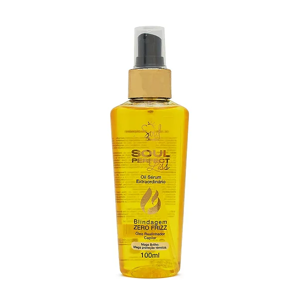 Oil Serum Extraordinario Blindagem Zeri Frizz Soul Perfect Liss 100ml