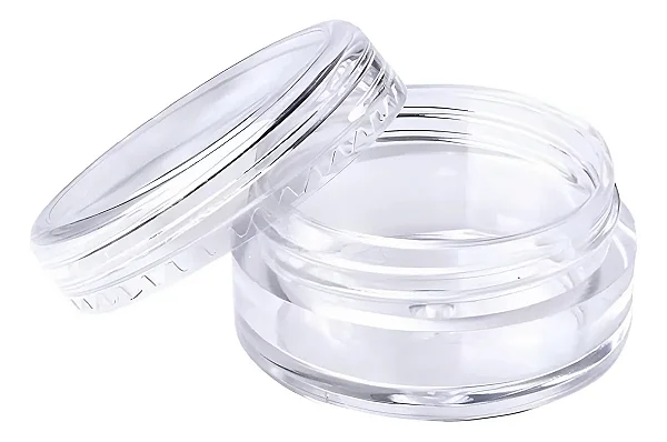 Potinho redondo de acrílico