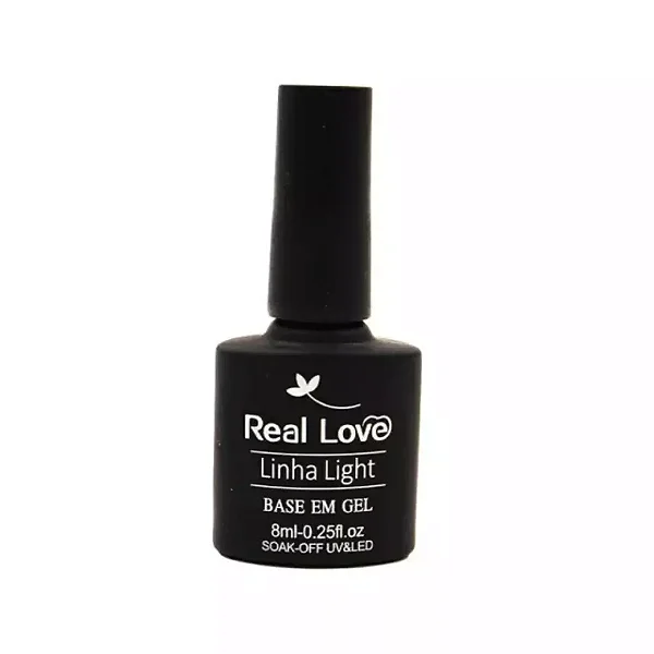 Base De Esmalte Em Gel Para Unhas Linha Light 8ml - Real Love