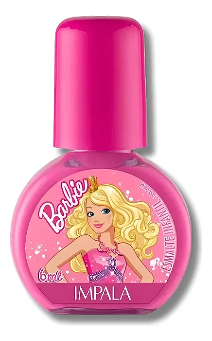Coleção Impala Esmalte Infantil Barbie - Reino Cor de Rosa
