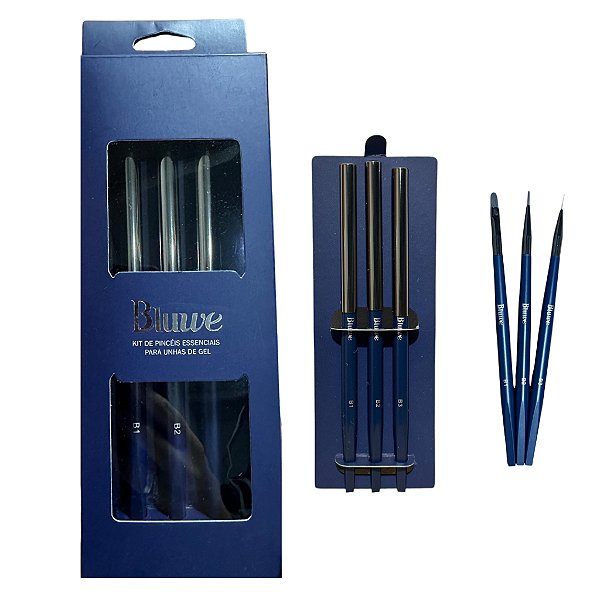 Kit de Pincéis Bluwe -b1-b2-b3