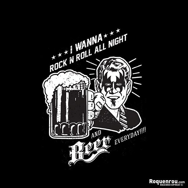 Camiseta Kiss Beer Everyday