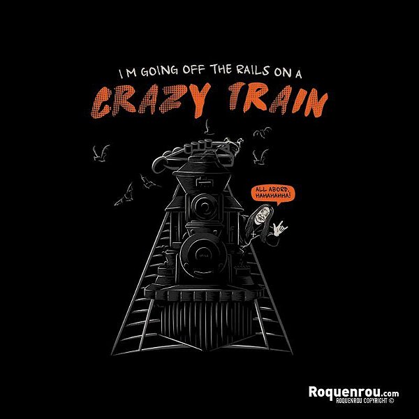 Camiseta Ozzy Crazy Train