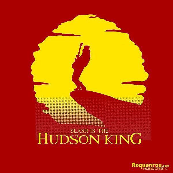 Camiseta Slash Lion King Hudson King Vermelha