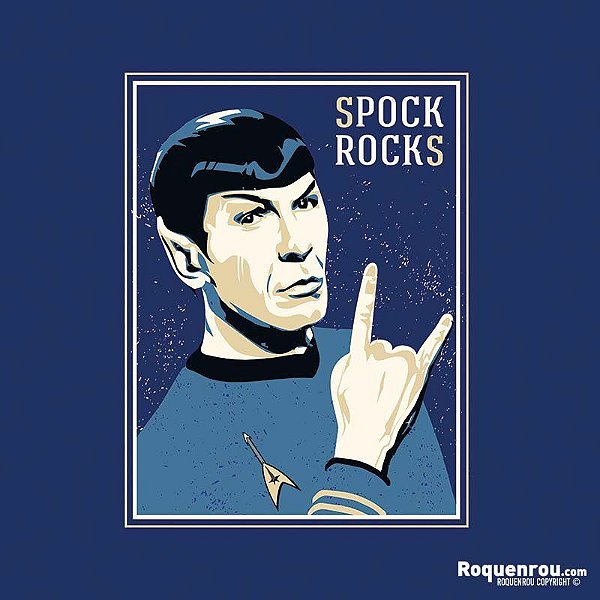 Camiseta Spock Rocks