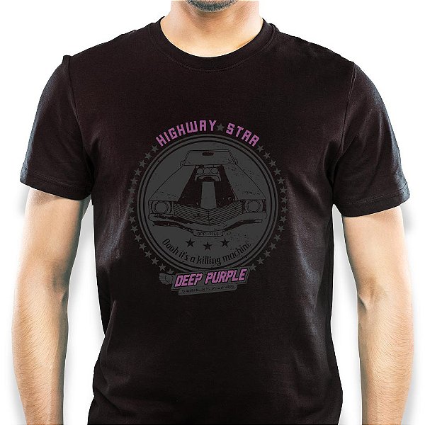 Camiseta rock Deep Purple Highway Star