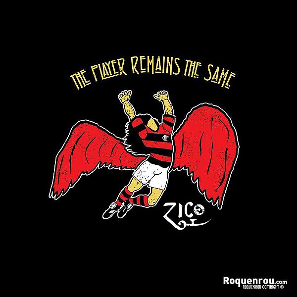 Camiseta rock Led Zeppelin Flamengo - The Player Remains the Same