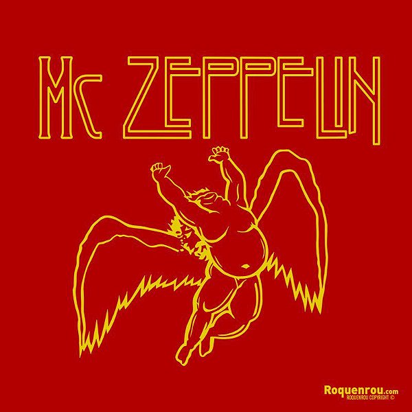 Camiseta rock Led Zeppelin Mc Zeppelin Premium