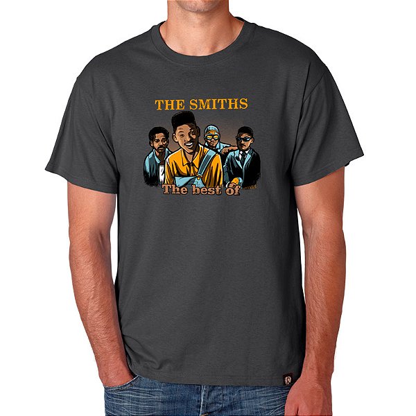 Camiseta The Smiths Cinza, 100% Algodão - Roquenrou