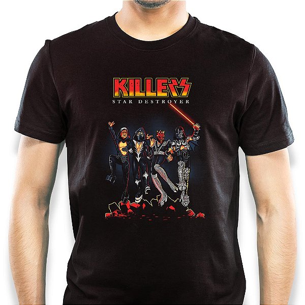 Camiseta Killers Star Destroyer Premium com mangas curtas na cor Preta