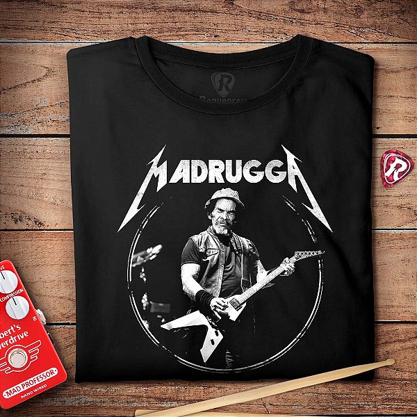 Oferta Relâmpago - Camiseta M Masculina Preta Madruga Metaleiro