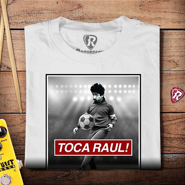 Oferta Relâmpago - Camiseta M Masculino Branco Toca Raul Premium
