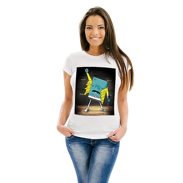 Oferta Relâmpago - Camiseta Branca M Elemento Mercúrio Premium