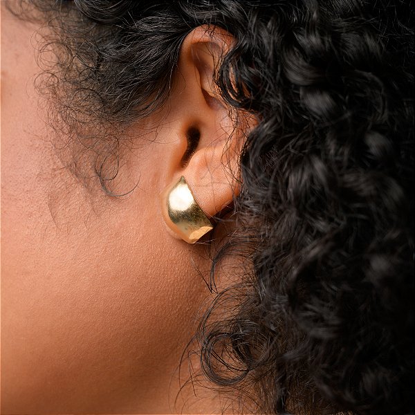 Ear Hook Luxe Banho Ouro