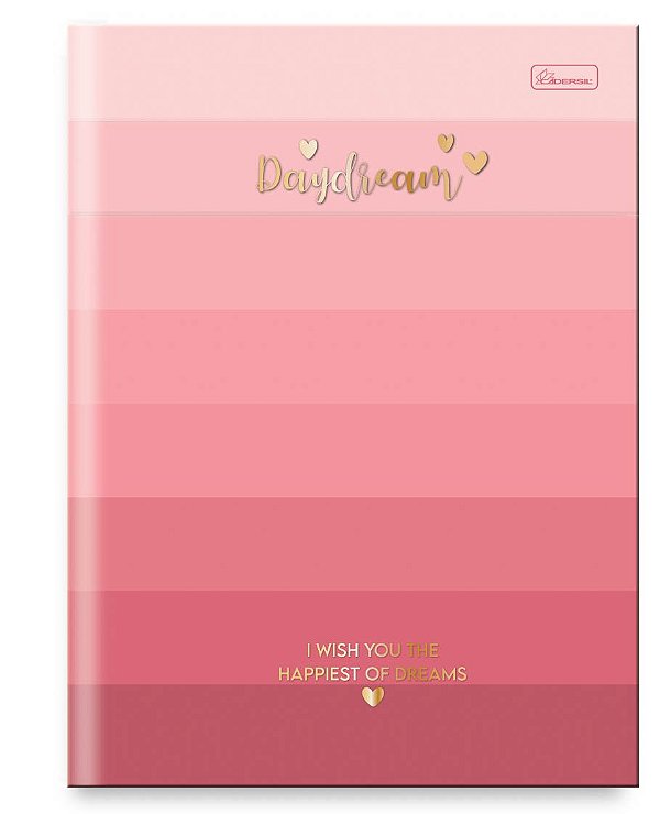 Caderno Capa Dura Costurado Brochura ¼ Daydream DDB1404