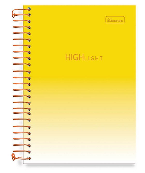 Caderno ¼ capa dura Highlight HL1402