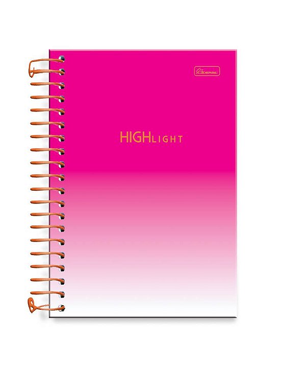 Caderneta 1/8 capa dura Highlight HLC01