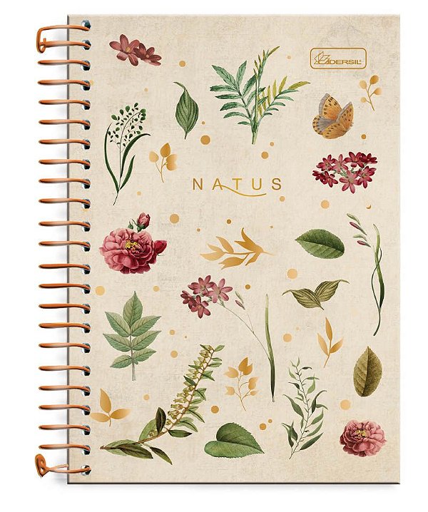Caderno ¼ capa dura Natus NA1401