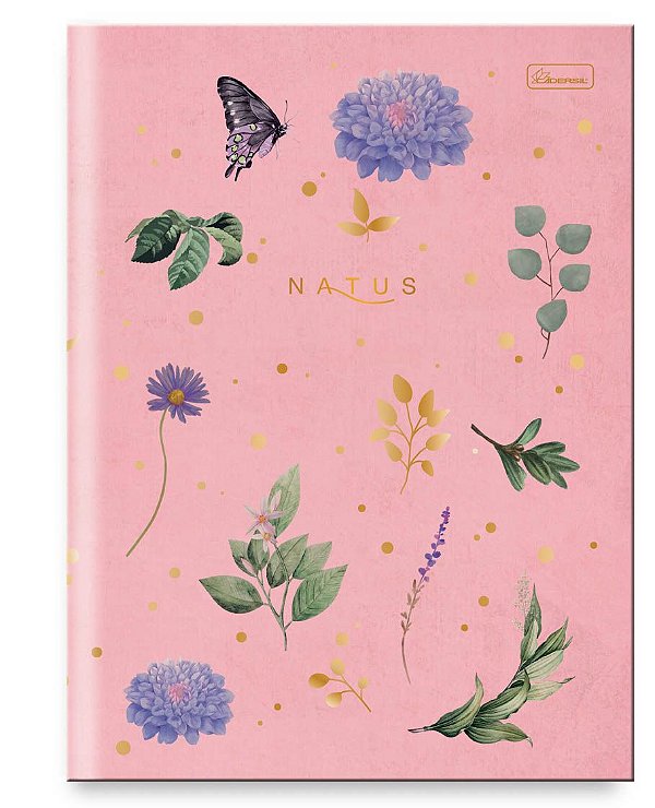 Caderno Capa Dura Costurado Brochura ¼ Natus NAB1403