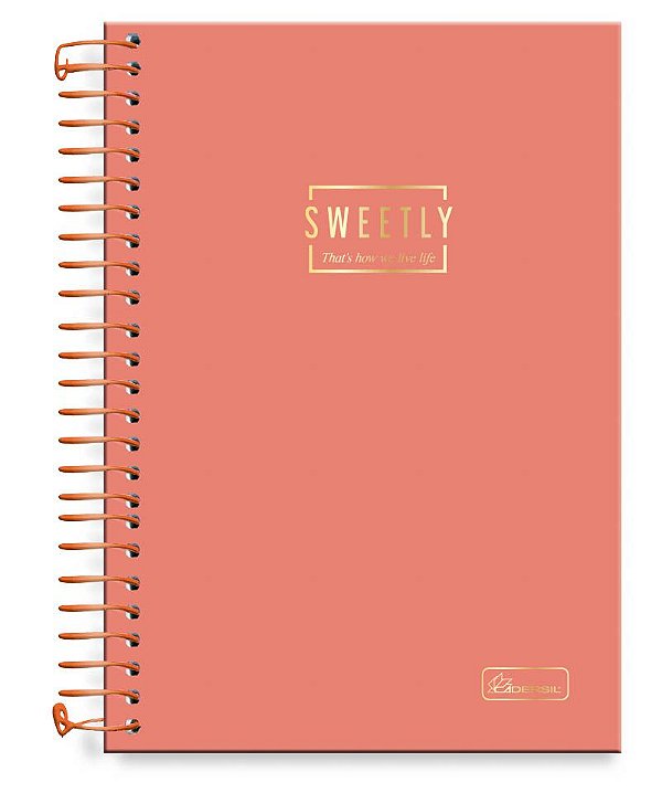 Caderno ¼ capa dura Sweetly SW1401