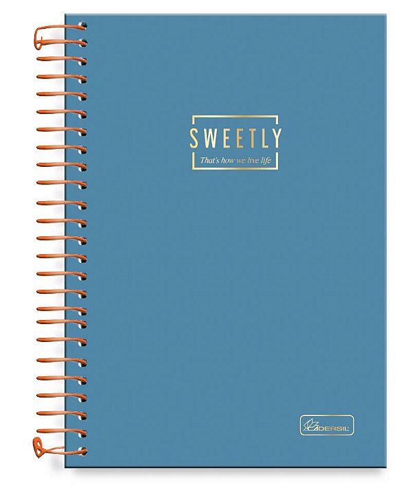 Caderno ¼ capa dura Sweetly SW1402