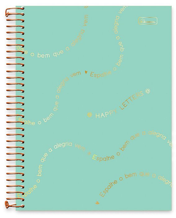 Caderno 1/4 + Planner Happy Letters HT1401