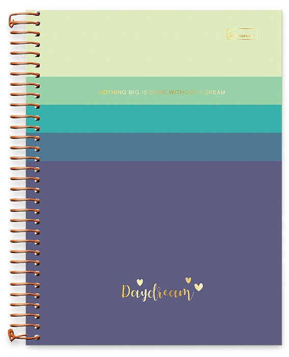 Caderno universitário 10 matérias capa dura Daydream DD03