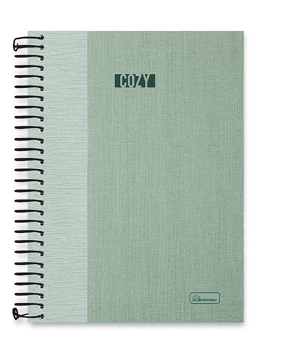 Caderno colegial 01 matéria capa dura Cozy CO04