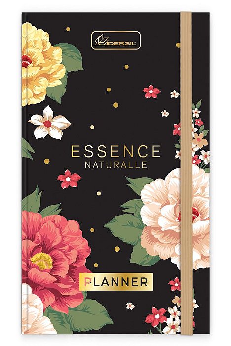 Planner 2 em 1 Costurado Com Elástico Capa Dura Essence Naturalle ENP2101