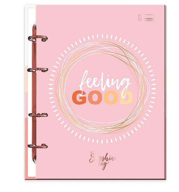 Caderno Colegial Argolado Capa Dura – Folhas Col Sunshine Day SUCA03