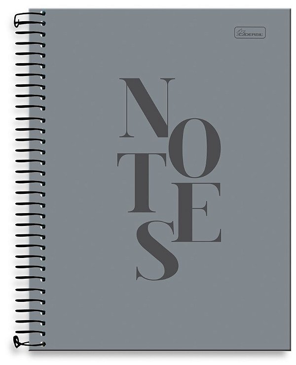 Caderno universitário 01 matéria capa dura Notes NT04