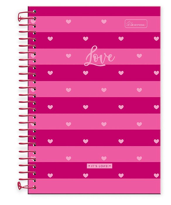 Caderno 1/4 capa dura It's Love IL1404