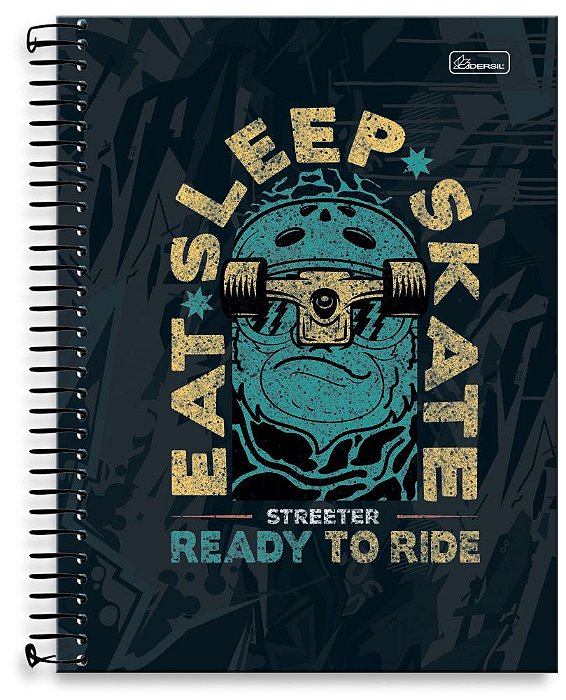 Caderno universitário 01 matéria capa dura Streeter ST01
