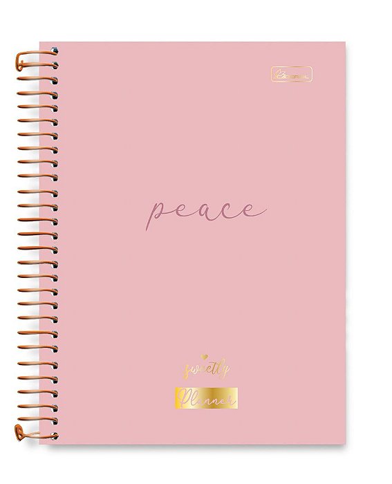 Planner Espiralado Capa Dura Permanente Sweetly SWP01